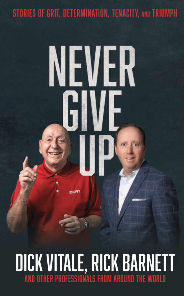 never give up book