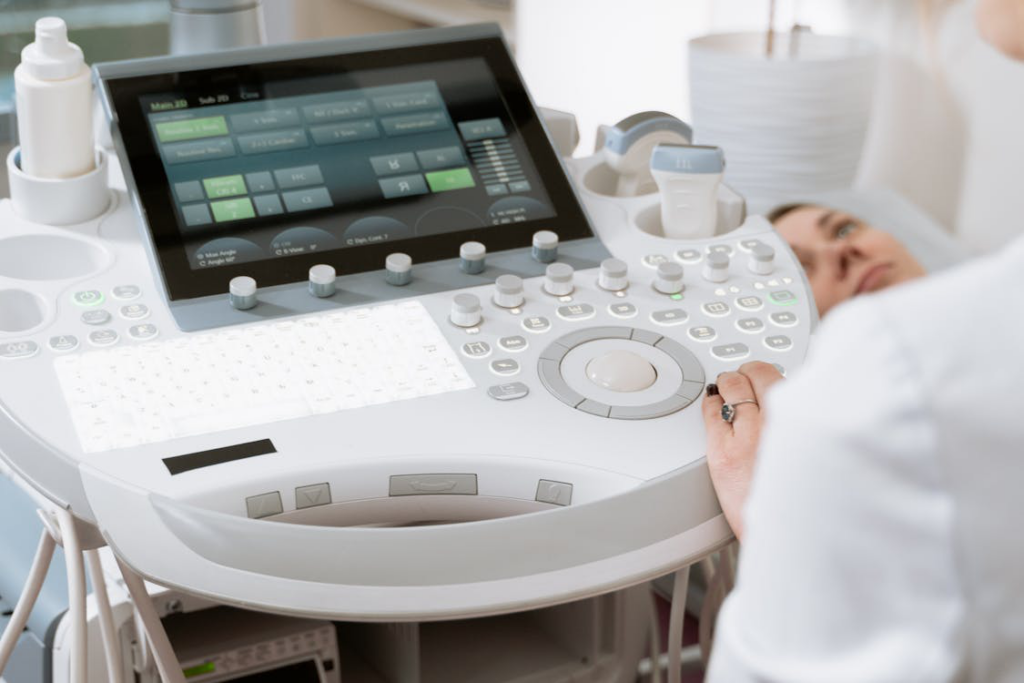 An ultrasound machine for diagnostic services