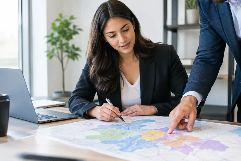Sales Territory Plan for New Reps That Produces